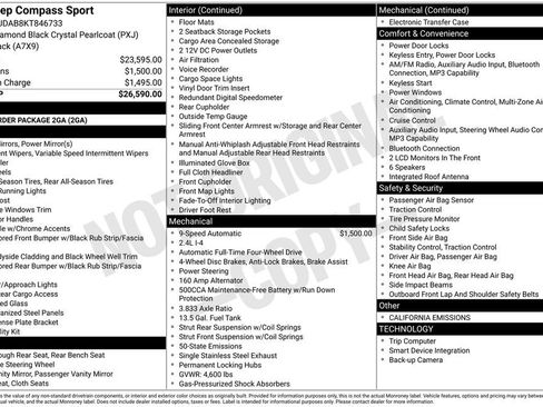 Used 2019 Jeep Compass Sport image 3