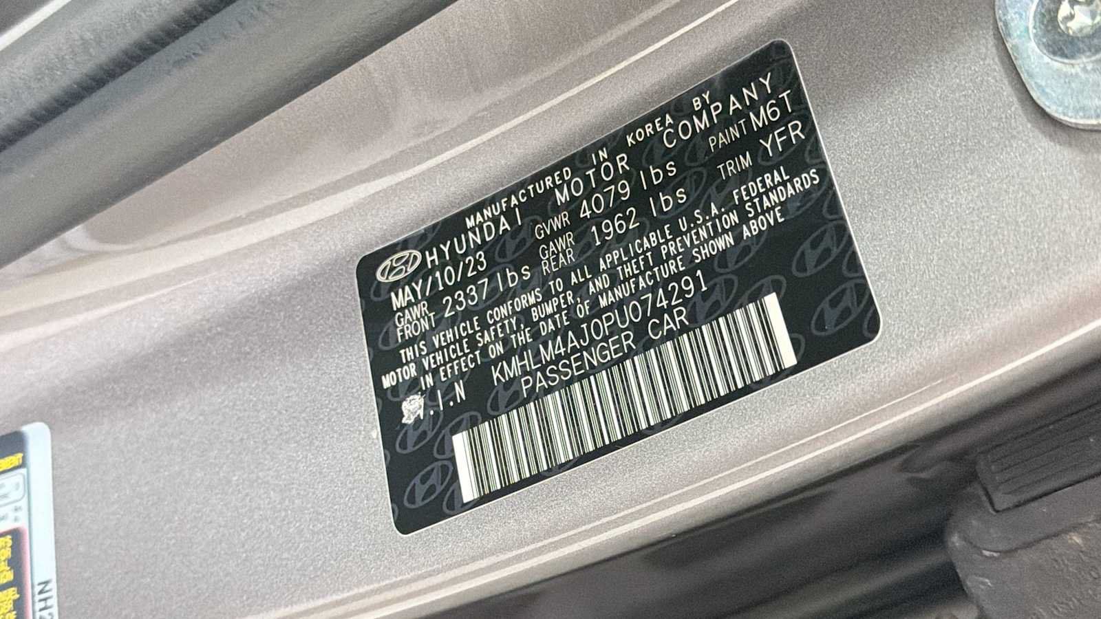Used 2023 Hyundai Elantra Blue w/ Cargo Package FWD image 11