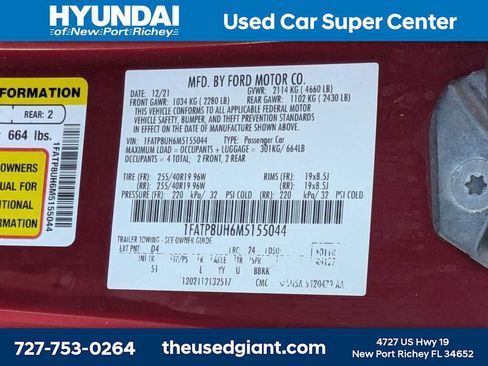 Used 2021 Ford Mustang Premium w/ Equipment Group 201A RWD image 38