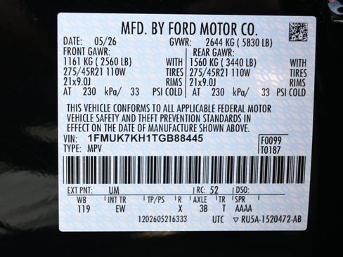 New 2026 Ford Explorer ST-Line w/ ST-Line Street Pack RWD image 14