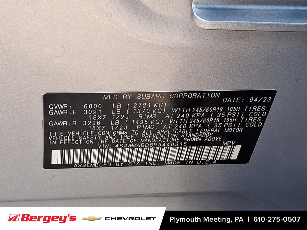 Used 2023 Subaru Ascent Premium AWD/4WD image 29