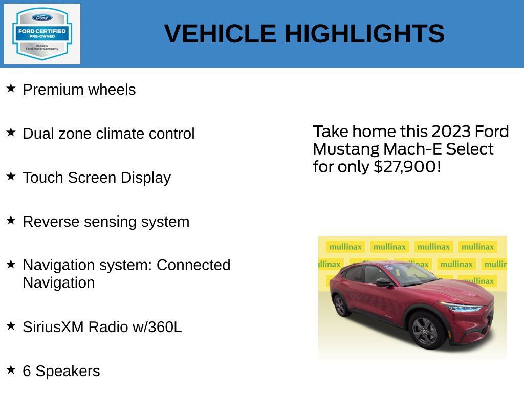 Used 2023 Ford Mustang Mach-E Select RWD image 21