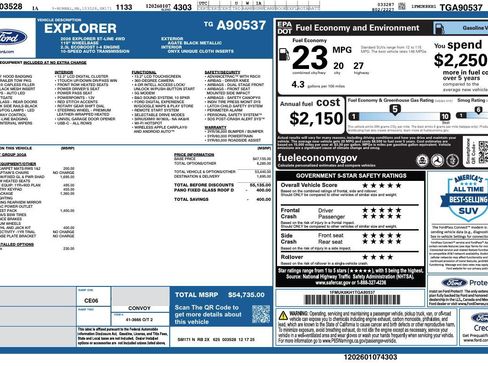 New 2026 Ford Explorer ST-Line w/ ST-Line Street Pack AWD/4WD image 47