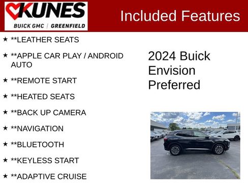 Used 2024 Buick Envision Preferred AWD/4WD image 2