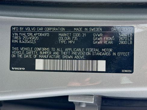 Used 2023 Volvo XC60 B5 Plus w/ Protection Package Premier AWD/4WD image 35
