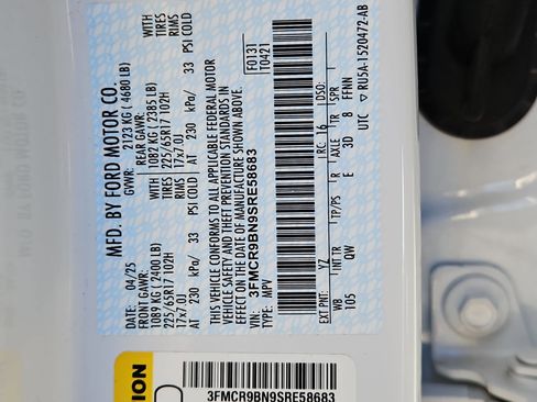 Used 2025 Ford Bronco Sport Big Bend w/ Convenience Package image 37