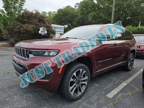 Used 2021 Jeep Grand Cherokee L Overland w/ Advanced Protech Group III AWD/4WD image 1