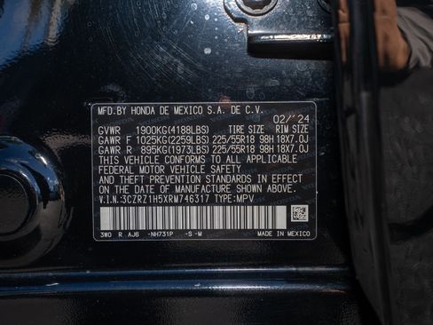 Certified 2024 Honda HR-V Sport image 36