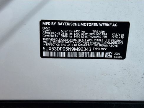 Used 2022 BMW X3 xDrive30i w/ Premium Package 2 AWD/4WD image 36