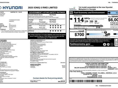 Used 2025 Hyundai Ioniq 5 Limited image 4