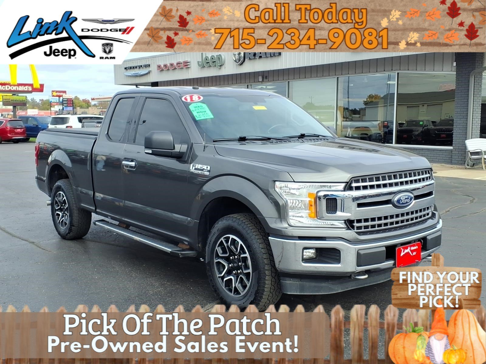 Used 2018 Ford F150 XLT w/ Equipment Group 302A Luxury AWD/4WD image 1