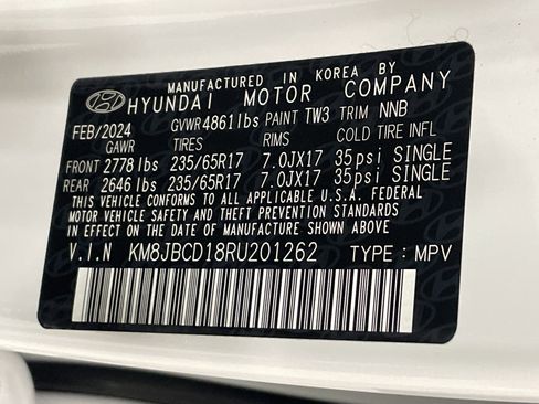 Used 2024 Hyundai Tucson Blue AWD/4WD image 31