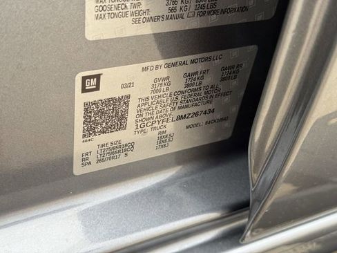 Used 2021 Chevrolet Silverado 1500 LT Trail Boss image 35