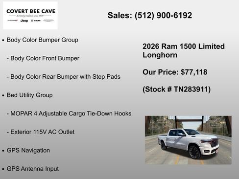 New 2026 RAM 1500 Limited AWD/4WD image 36