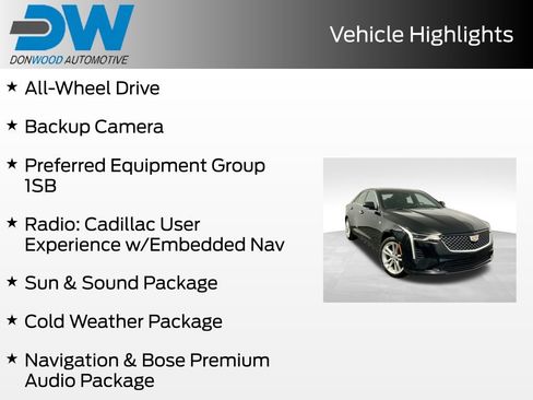 Used 2020 Cadillac CT4 Luxury w/ Sun And Sound Package AWD/4WD image 4