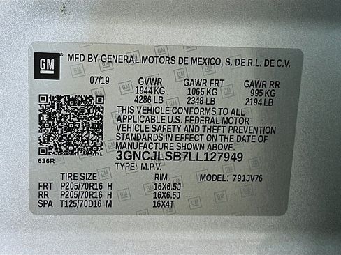 Used 2020 Chevrolet Trax LT w/ LT Convenience Package FWD image 31