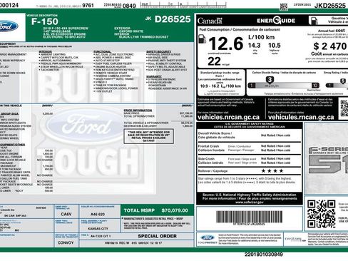 Used 2018 Ford F150 Lariat w/ Equipment Group 502A Luxury AWD/4WD image 31