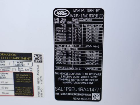 Certified 2024 Land Rover Range Rover Sport SE AWD/4WD image 33