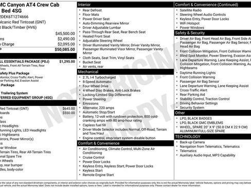 New 2026 GMC Canyon AT4 w/ Nightfall Essentials Package AWD/4WD image 5