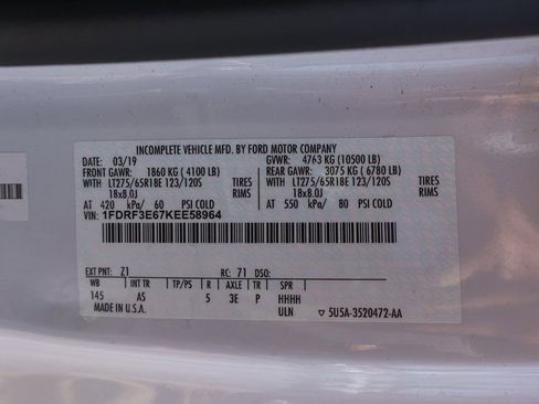 Used 2019 Ford F350 XL w/ XL Value Package RWD image 53