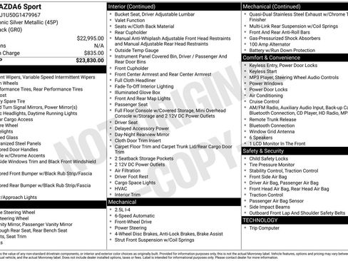 Used 2016 MAZDA MAZDA6 Sport image 21