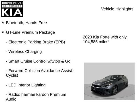 Used 2023 Kia Forte GT-Line w/ GT-Line Premium Package FWD image 7