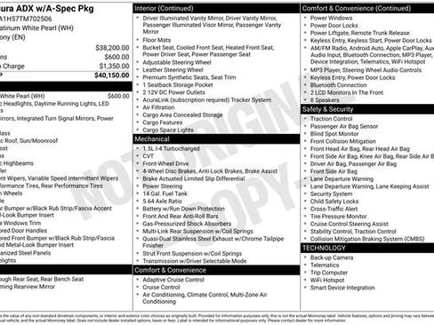 Certified 2026 Acura ADX A-Spec FWD image 18