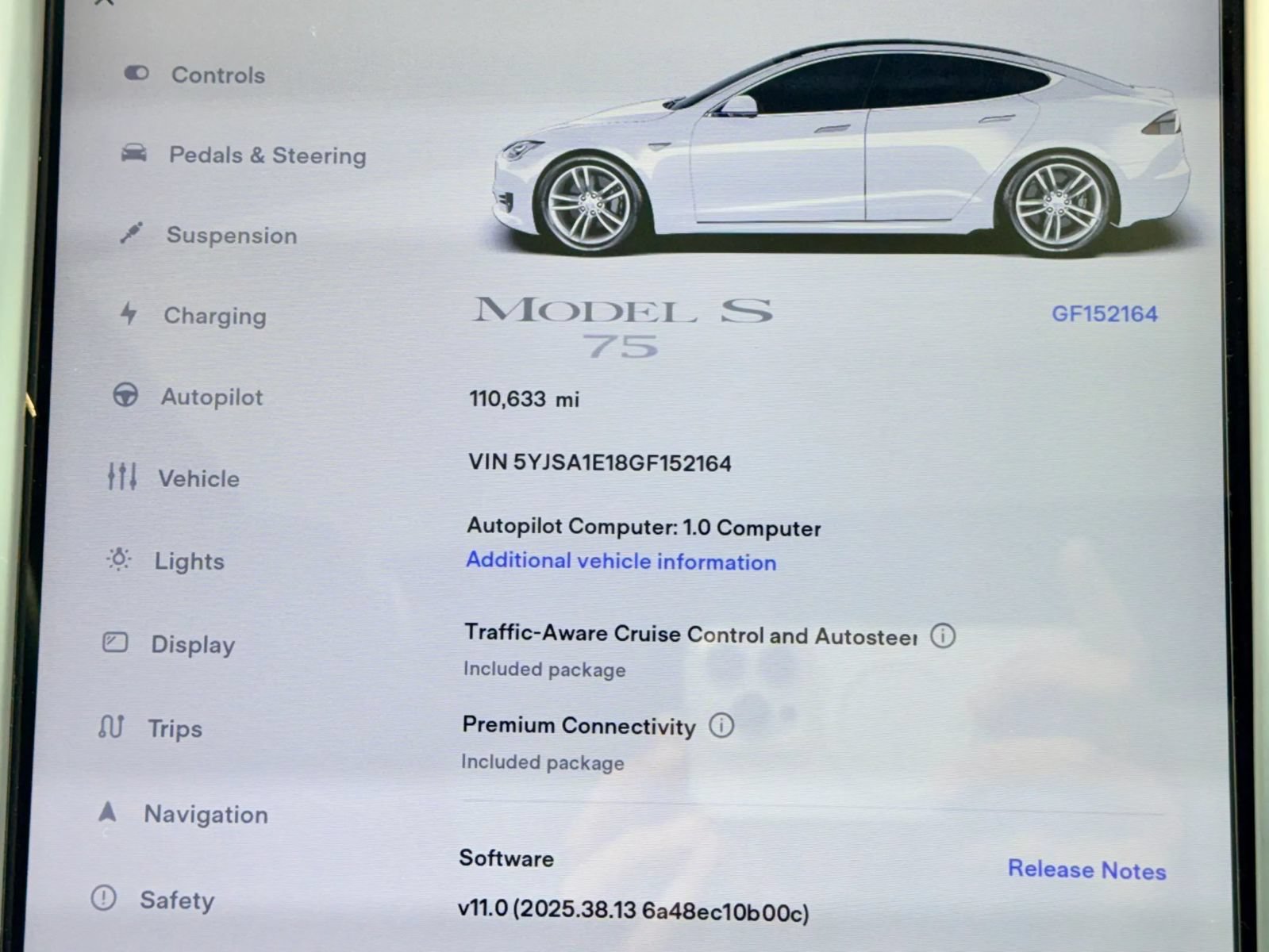Used 2016 Tesla Model S 75 RWD image 17