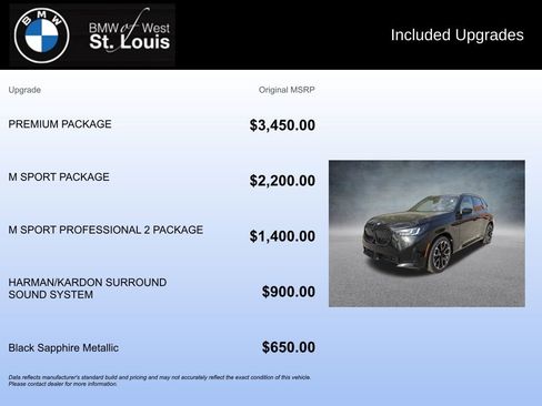 New 2026 BMW X3 xDrive30 w/ Premium Package AWD/4WD image 17