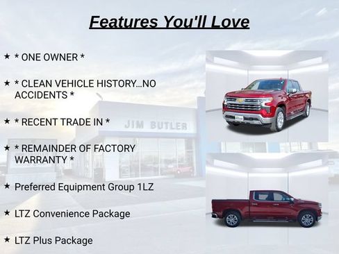 Used 2024 Chevrolet Silverado 1500 LTZ w/ Z71 Off-Road Package AWD/4WD image 10