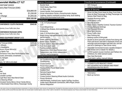 Certified 2022 Chevrolet Malibu LT image 5