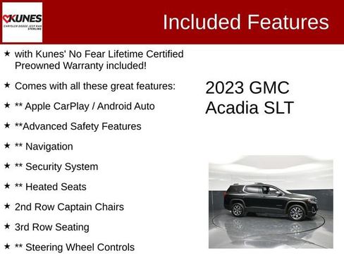 Used 2023 GMC Acadia SLT AWD/4WD image 2