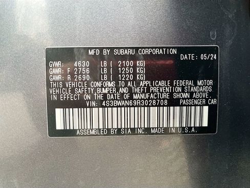 Used 2024 Subaru Legacy Limited image 31