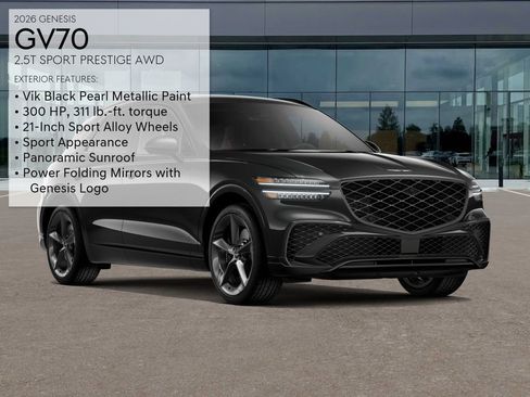 New 2026 Genesis GV70 2.5T Sport Prestige AWD/4WD image 3