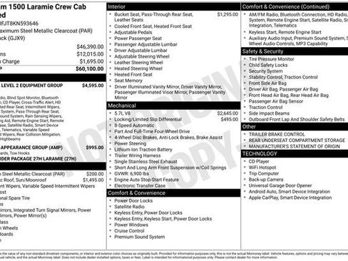 Used 2019 RAM 1500 Laramie image 41