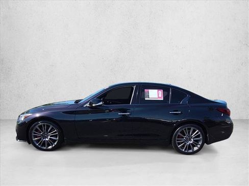 Used 2023 INFINITI Q50 Red Sport 400 w/ Black Opal Edition RWD image 9
