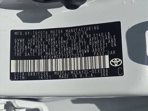 Used 2026 Toyota Corolla SE FWD image 23