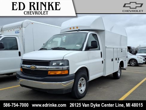 New 2024 Chevrolet Express 3500 w/ Power Convenience Package RWD image 1