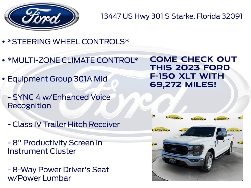 Certified 2023 Ford F150 XLT w/ Equipment Group 301A Mid AWD/4WD image 17