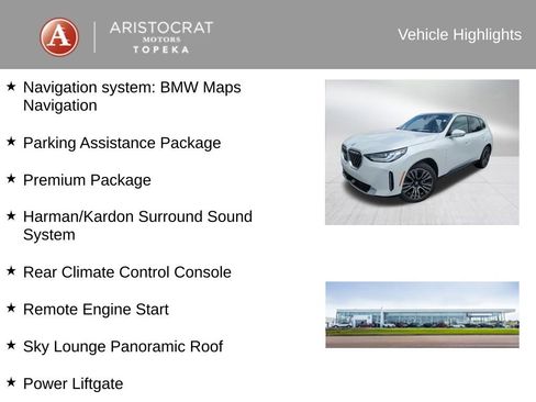 Certified 2025 BMW X3 xDrive30i w/ Premium Package AWD/4WD image 4