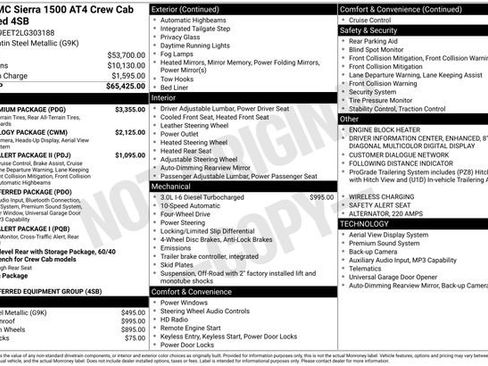 Used 2020 GMC Sierra 1500 AT4 w/ AT4 Premium Package AWD/4WD image 5