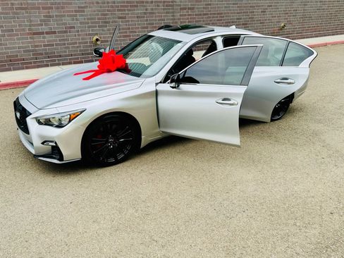 Used 2019 INFINITI Q50 Red Sport 400 image 24