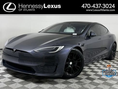 Used 2021 Tesla Model S Plaid AWD/4WD image 1
