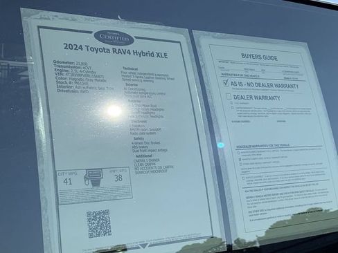 Used 2024 Toyota RAV4 XLE w/ Convenience Package AWD/4WD image 38