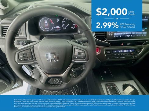 New 2026 Honda Ridgeline RTL image 16