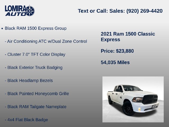 Used 2021 RAM 1500 Express w/ Wheel & Sound Group AWD/4WD image 14