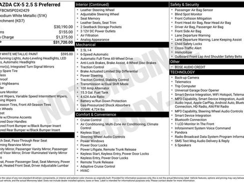 Certified 2023 MAZDA CX-5 AWD 2.5 S image 9