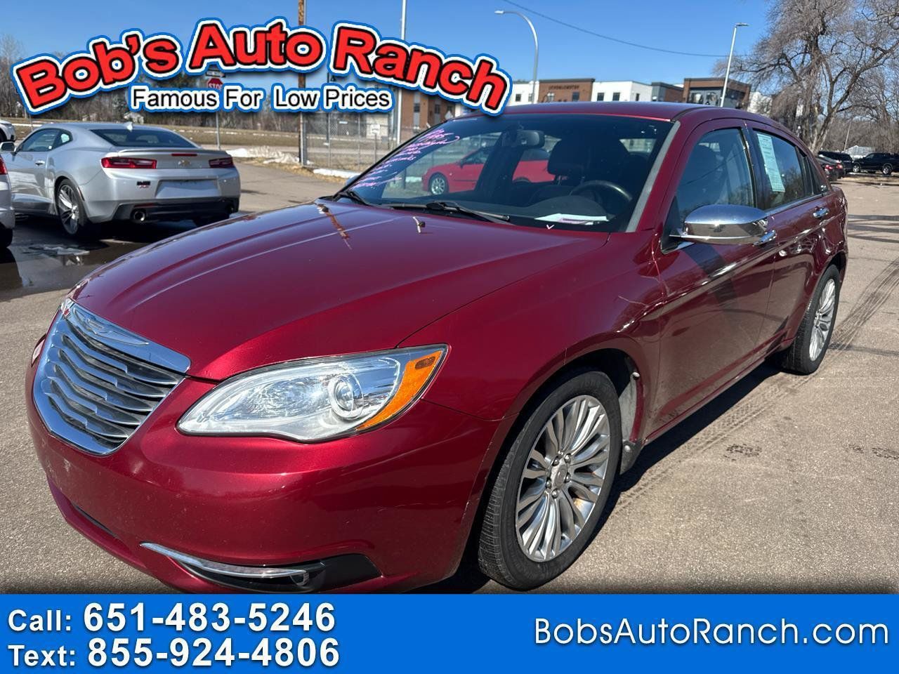 Used 2013 Chrysler 200 Limited w/ Sun/Sound Group FWD image 1
