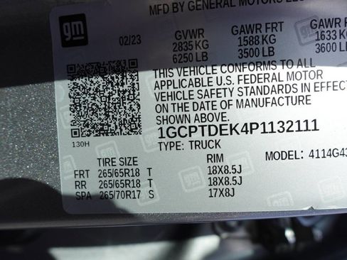 Used 2023 Chevrolet Colorado Z71 w/ LPO, Skid Plate Package image 21