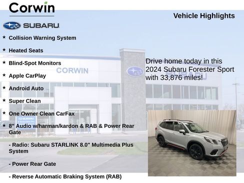 Used 2024 Subaru Forester Sport image 6